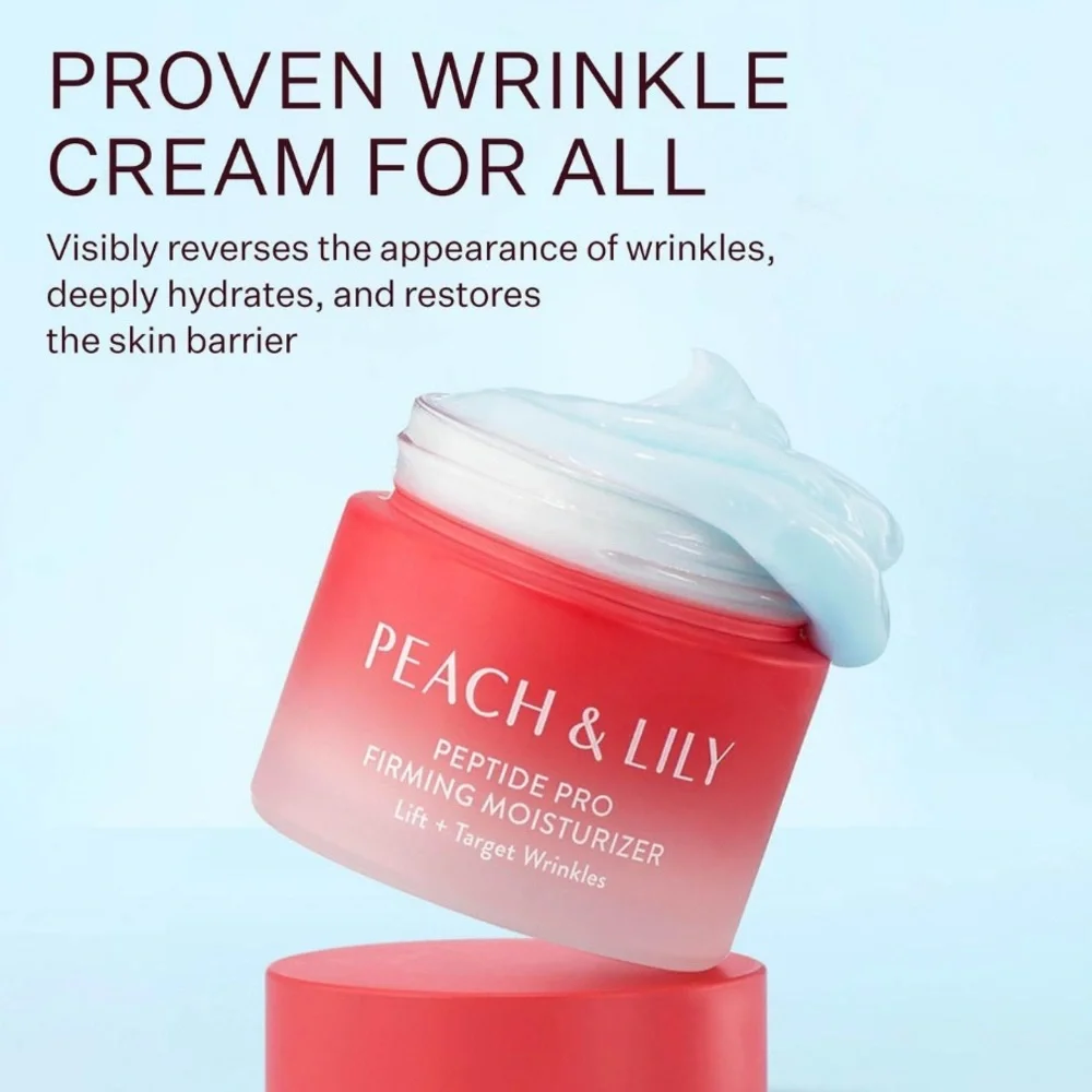 $7❤️‍🔥 LAST 1! Peach & Lily Peptide Pro Firming Moisturizer 2PK 🪞 NEW IN BOX